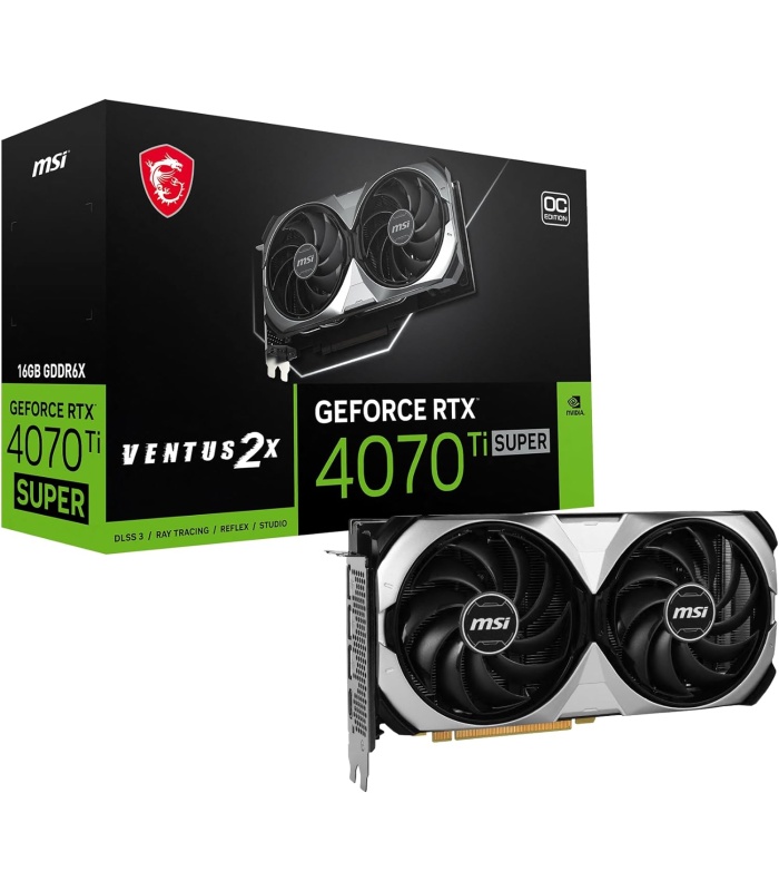 MSI GEFORCE RTX 4070 TI SUPER VENTUS 2X